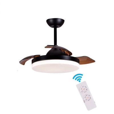 3 kleuren verstelbare kandelaar plafondventilator lamp 36 inch afstandsbediening onzichtbare plafondventilator met licht