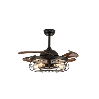 Slaapkamer Comfortabel E27 52 Inch Hoogkwaliteit Slim Plafondventilator DC Motor Met Licht