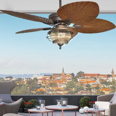 52 inch waterdichte plafondventilator met licht 5 ABS-lemmen Weerbestendige plafondventilator