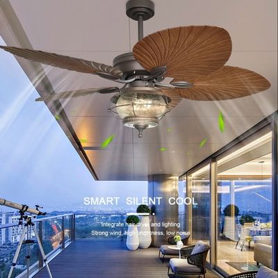 52 inch waterdichte plafondventilator met licht 5 ABS-lemmen Weerbestendige plafondventilator