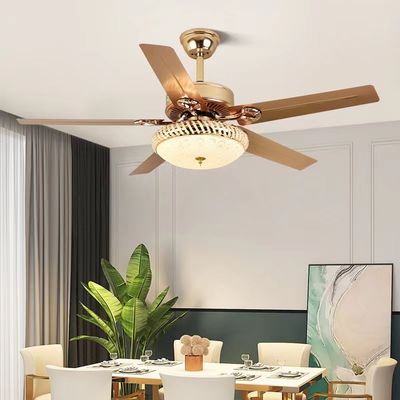 52In energiebesparende plafondventilator laag geluid ABS Vijfbladenventilator