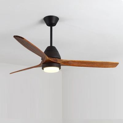 LED 20W massief houten plafondventilator Houten propeller plafondventilator