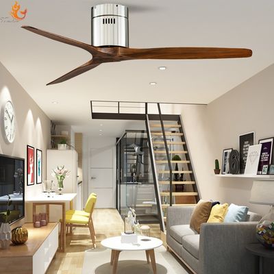Moderne 52 inch DC motor plafondventilator met afstandsbediening voor slaapkamer