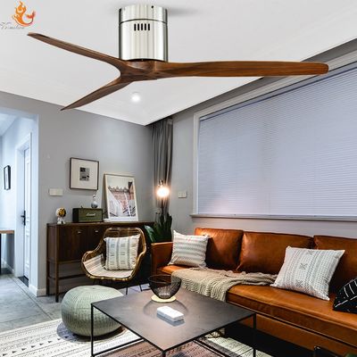 Moderne 52 inch DC motor plafondventilator met afstandsbediening voor slaapkamer