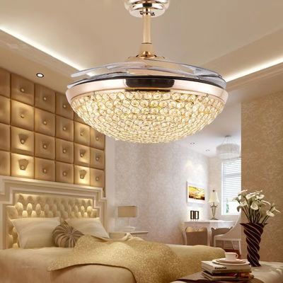 42 inch LED 36W kleurwisselbare moderne DC motor plafondventilator met licht