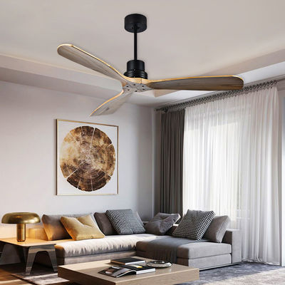 ECO 52 Ventilator van massief hout Ventilator van natuurlijk hout met licht