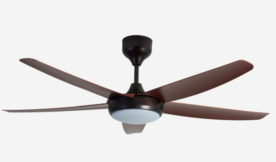 Goud 56 inch Moderne DC motor plafondventilator met licht Voor kantoor