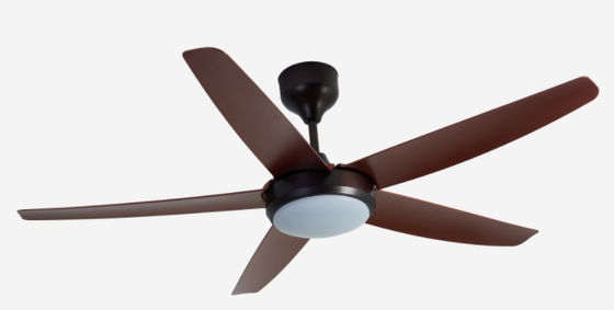 Goud 56 inch Moderne DC motor plafondventilator met licht Voor kantoor