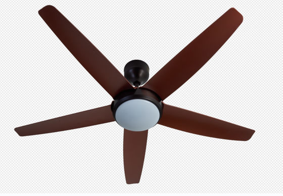 Goud 56 inch Moderne DC motor plafondventilator met licht Voor kantoor