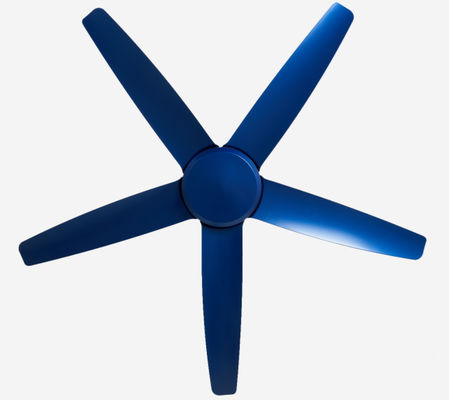 Moderne blauwe 56 inch DC motor plafond ventilator afstandsbediening zonder licht voor woonkamer