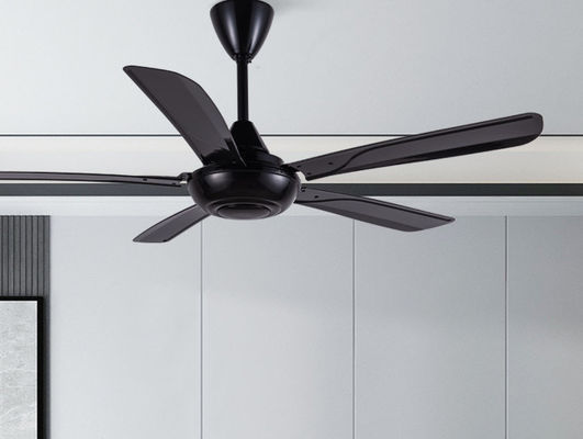 56 inch ABS zwarte plafondventilator laag geluid met afstandsbediening