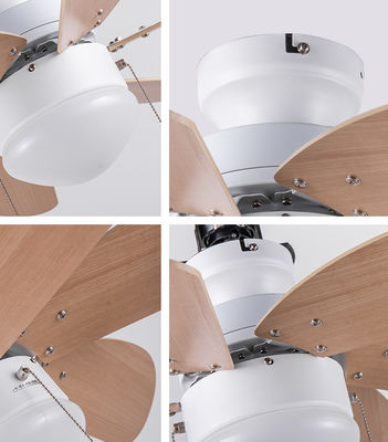 Energiebesparende trekknop plafondventilator 36 inch wisselstroommotor voor slaapkamer
