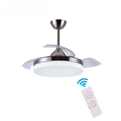 3 kleuren verstelbare kandelaar plafondventilator lamp 36 inch afstandsbediening onzichtbare plafondventilator met licht