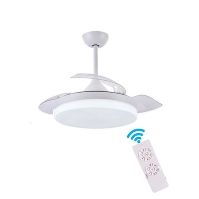 3 kleuren verstelbare kandelaar plafondventilator lamp 36 inch afstandsbediening onzichtbare plafondventilator met licht