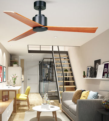 52 Casa Delta Wing Plafondventilator Met Echte Houten Messen