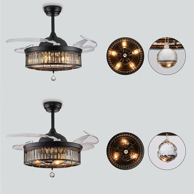 52 inch slaapkamer comfortabel hoge kwaliteit laag lawaai plafond ventilator DC motor met licht