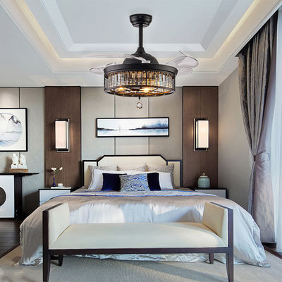 52 inch slaapkamer comfortabel hoge kwaliteit laag lawaai plafond ventilator DC motor met licht