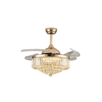 Lage geluid 52 inch slaapkamer comfortabele plafond ventilator DC motor met licht