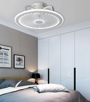Omschakeling van de vloeiende blaadloze plafondventilator met ledlamp 3 bladen