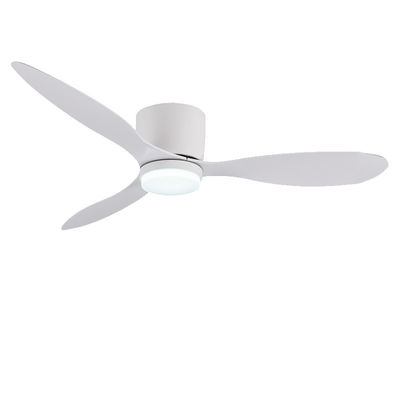 DC ABS hangende plafondventilator met licht 52 inch drie lemmen ventilatoren