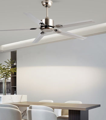 Zilveren moderne LED plafondventilator ECO 52 3 blade plafondventilator