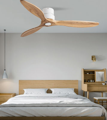 Moderne hangende plafondventilator met licht 3 blad flush plafondventilator