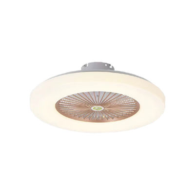 Witte hangende plafondventilator met licht opneembare kandelaarventilator