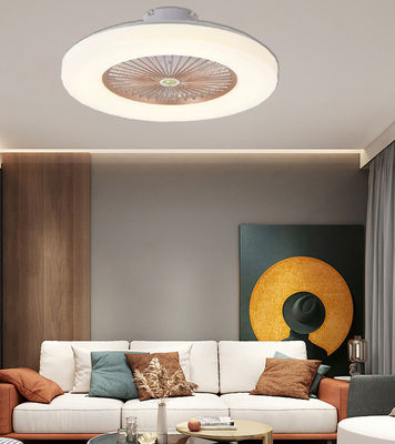 Witte hangende plafondventilator met licht opneembare kandelaarventilator