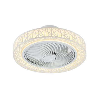 ABS Low Profile Bladeless Ceiling Fan Chandelier 42in Stil DC Motor