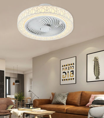 ABS Low Profile Bladeless Ceiling Fan Chandelier 42in Stil DC Motor