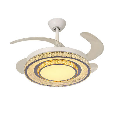 Smart Control vouwbare bladen ventilator Plafond ventilatoren met lichten en terugtrekbare bladen